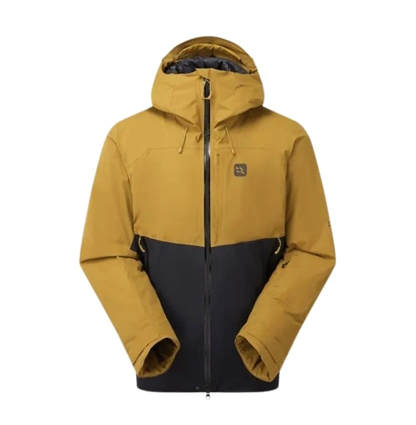 Теплая мужская куртка Rab Khroma Diffract Mns footprint черная для активного отдыха походов альпинизма и путешествий в интернет-магазине активной одежды и обуви