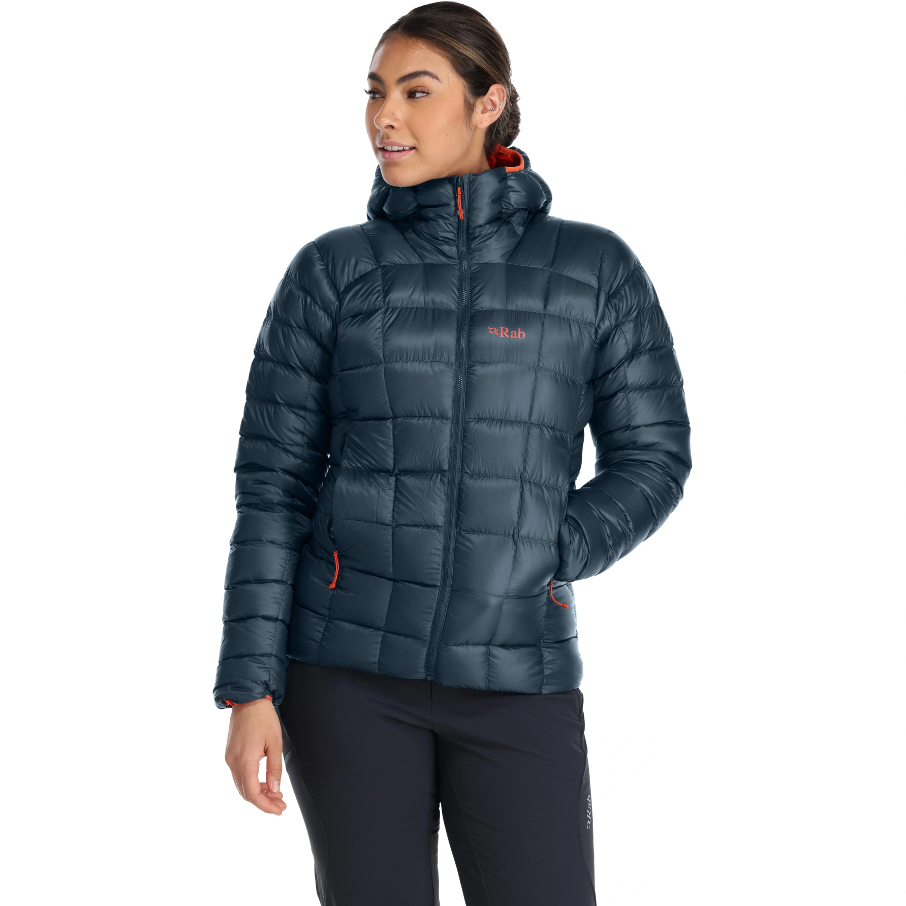 Женский пуховик Rab Mythic Alpine Down Orion Blue для активного отдыха, путешествий, походов, альпинизма и горных прогулок в интернет-магазине спортивной одежды, обуви и снаряжения