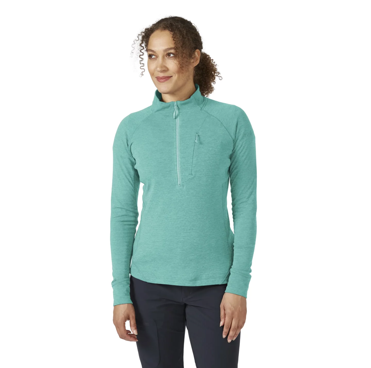 Флисовая куртка Rab Nexus Pul-On Wmn в голубом цвете для активного отдыха и путешествий, спортивной одежды, обуви и экипировки для хайкинга и горных походов в онлайн-магазине