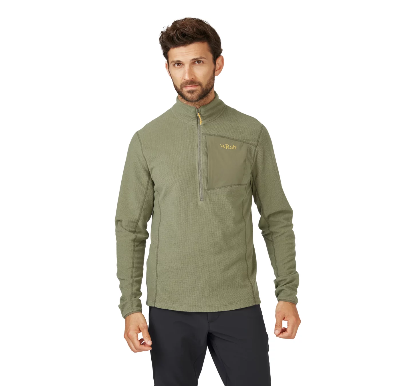 Флисовая куртка Rab Tecton Mns light khaki для активного отдыха, походов и путешествий, экипировка для туризма, обувь и одежда для походов и альпинизма