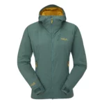 Женская зеленая куртка Rab VR Summit Wmn для активного отдыха, хайкинга, альпинизма и путешествий, одежда и обувь для outdoor и экстремальных приключений