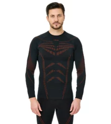 Термобелье Viking Rocket мужское черно-оранжевое для активного отдыха, походов и путешествий для интернет-магазина спортивной экипировки