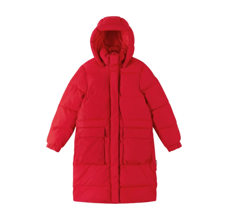 Детская активная одежда куртка Reimatec Kumpula JR томатно-красный для outdoor туризма походов и путешествий для онлайн магазина спортивной и туристической экипировки