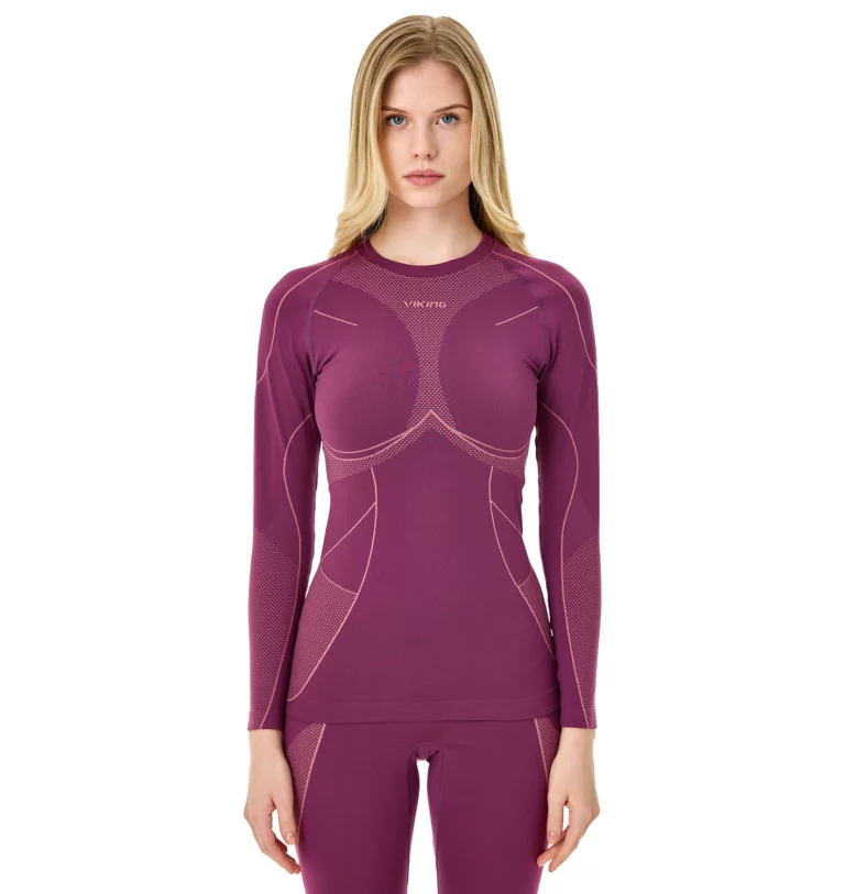 Термобельё женское Viking Rocket в фиолетово-розовых тонах для активного отдыха походов и путешествий для интернет-магазина экипировки для активной жизни