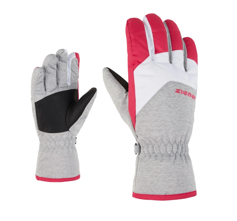 Перчатки Ziener Lando light melange pop pink для активного отдыха и походов в онлайн магазине спортивной одежды и обуви для туризма и альпинизма