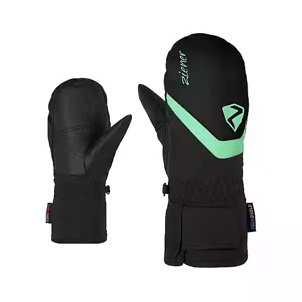 Варежки Ziener Loriano серый ink камуфляж для активного отдыха, походов и путешествий с одеждой и обувью для outdoor активностей