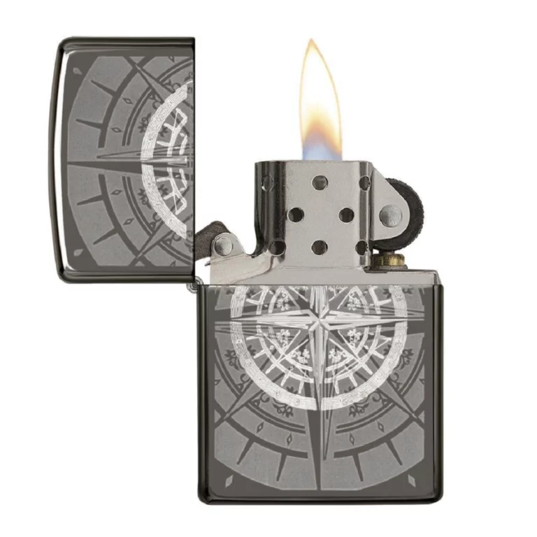 Зажигалка Zippo 150 Zippo Black Ice Compass для активного отдыха походов и путешествий одежда обувь аксессуары для туризма и альпинизма в интернет-магазине