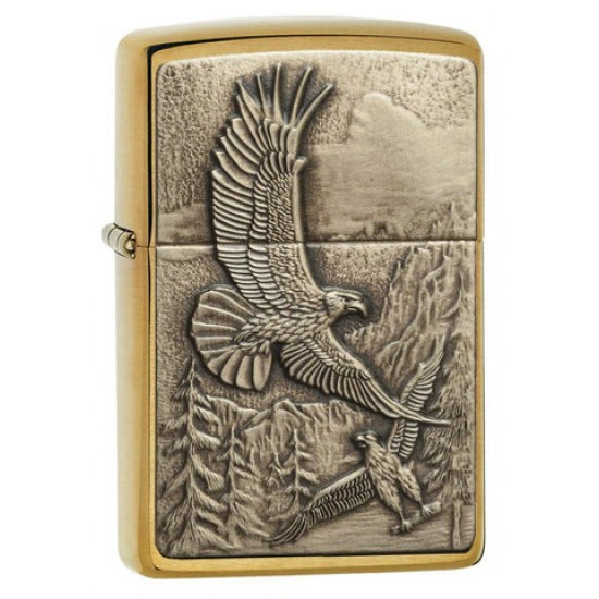 Зажигалка Zippo 204b Where Eagle Dare для активного отдыха, путешествий, походов и горного альпинизма в онлайн-магазине экипировки и одежды
