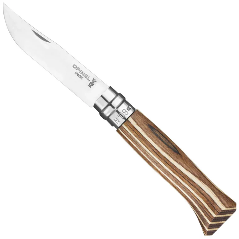 Миниатюра ножа Opinel Laminated Birch Nr 8 для активного отдыха, походов и путешествий в разделе товаров для альпинизма, туризма и спортивной одежды