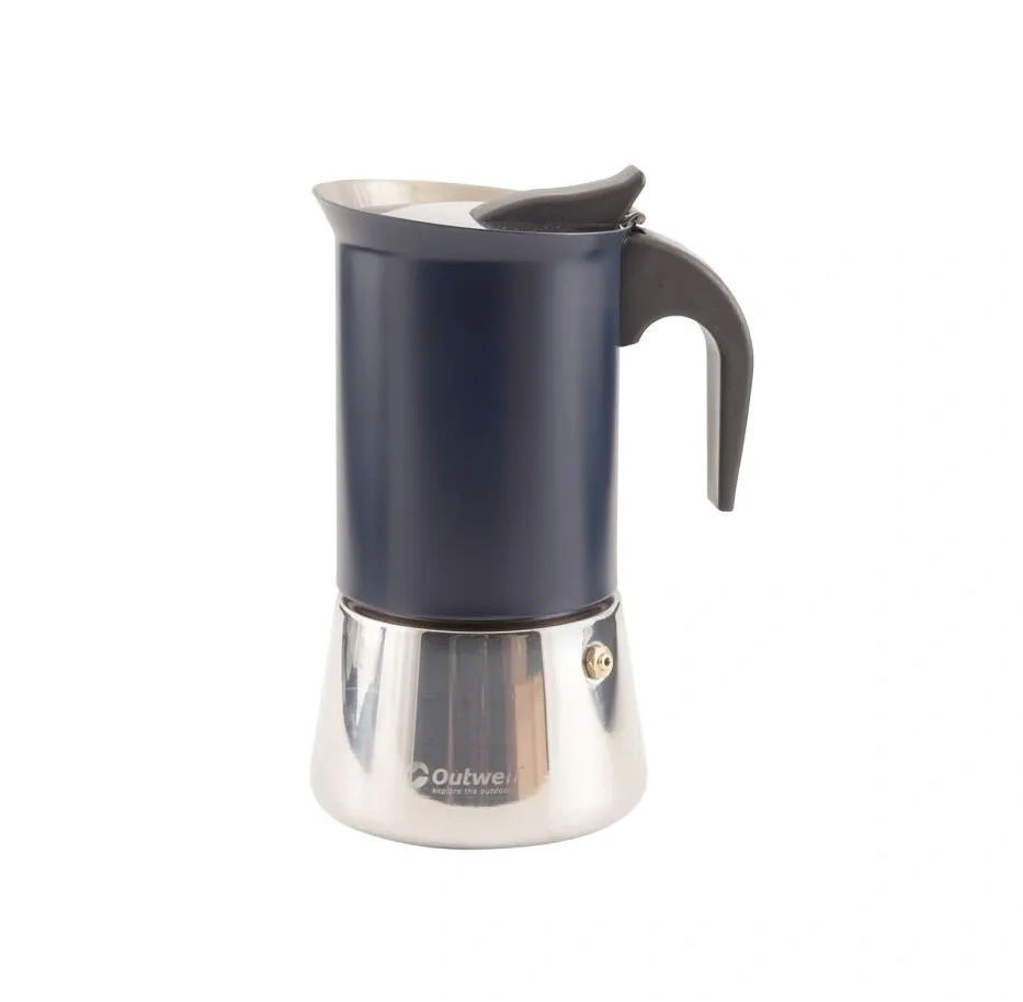 Компактная кофеварка Outwell Barista для любителей активного образа жизни, путешествий и походов, идеально подходит для туристов, спортсменов и любителей экстремальных приключений