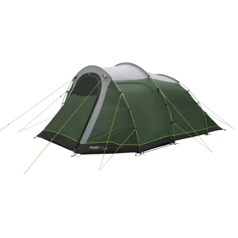 Реальная фотография палатки Outwell Earth 5 Plus в категории снаряжение для активной жизни и путешествий, подходящей для походов, хайкинга и альпинизма, для онлайн магазина экипировки и одежды для активного отдыха
