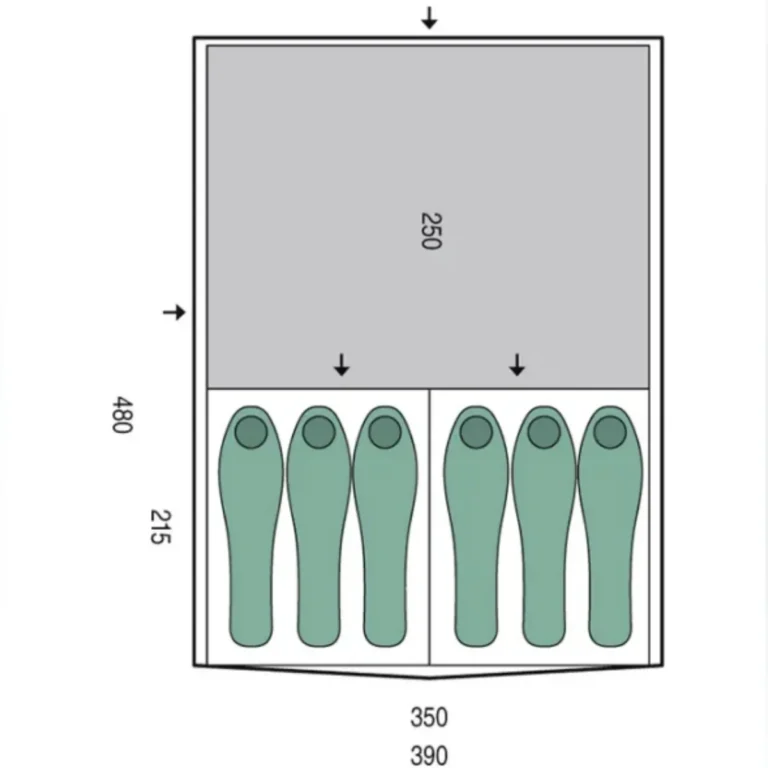 Тентовая палатка Pinguin Interval 6 Steel для активного отдыха, походов и путешествий, снаряжение для кемпинга, обувь и одежда для альпинизма и приключений в онлайн-магазине