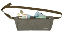Кошелек Tatonka Skin Moneybelt Olive для активного отдыха, путешествий, хайкинга и альпинизма, удобное складное ремень для походов и туристического снаряжения