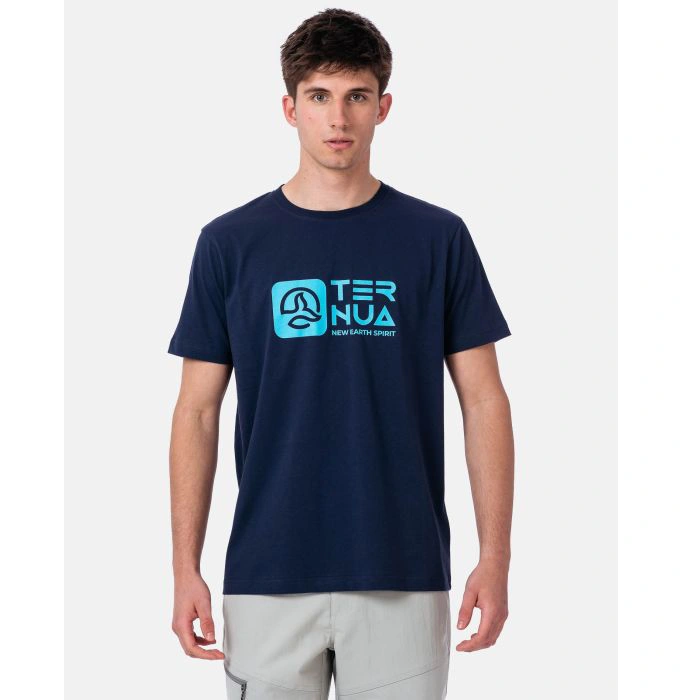Футболка Ternua Ailik Mns темный морской стиль для активного отдыха, походов, путешествий и спорта на сайте онлайн-магазина товаров для активной жизни