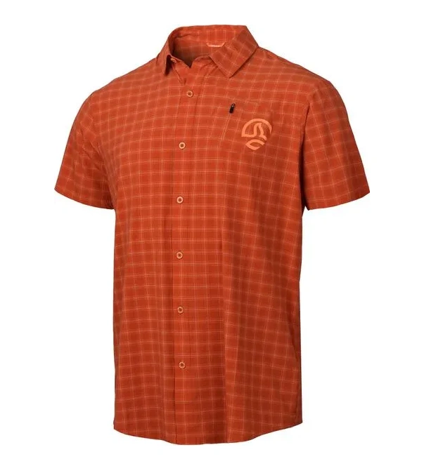 Рубашка Ternua Athym ST Mns ginger для активного отдыха туризма походов и путешествий подходит для городского стиля, спортивной одежды и обуви для активной жизни в интернет-магазине товаров для активных путешественников