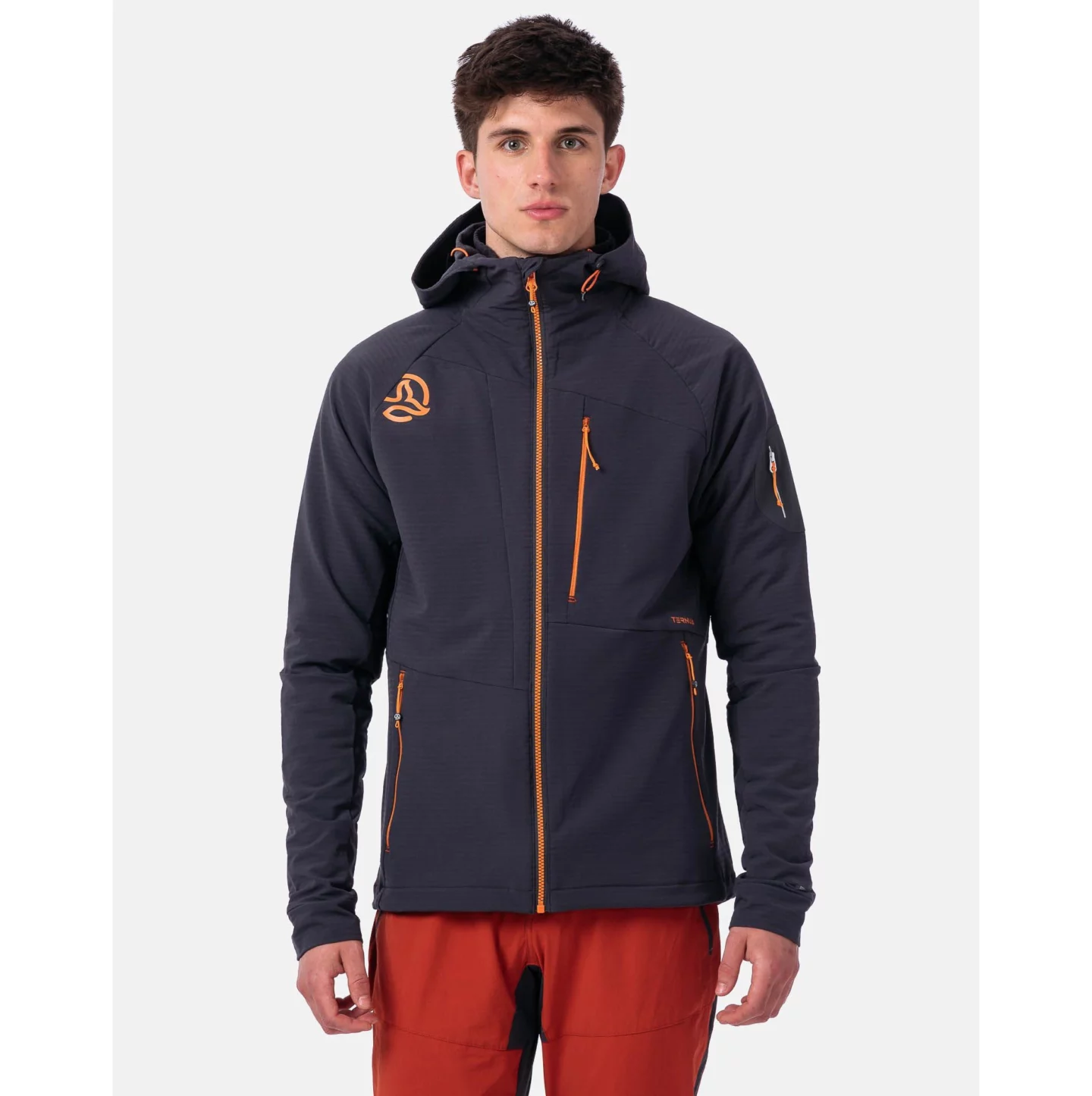 Тёплый батник Ternua Torsen Hard Hood Mns в сером цвете для активного отдыха, походов и путешествий, одежда и обувь для альпинизма и туризма в онлайн магазине