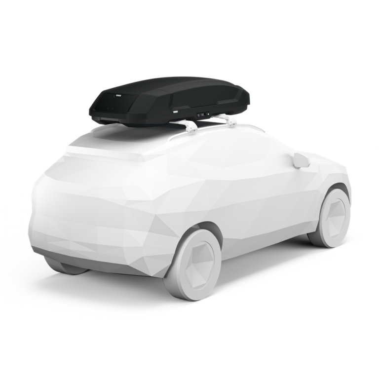 Туристический багажник на крышу Thule Force 3 XL черный для активного отдыха походов альпинизма путешествий и спортивной одежды обуви