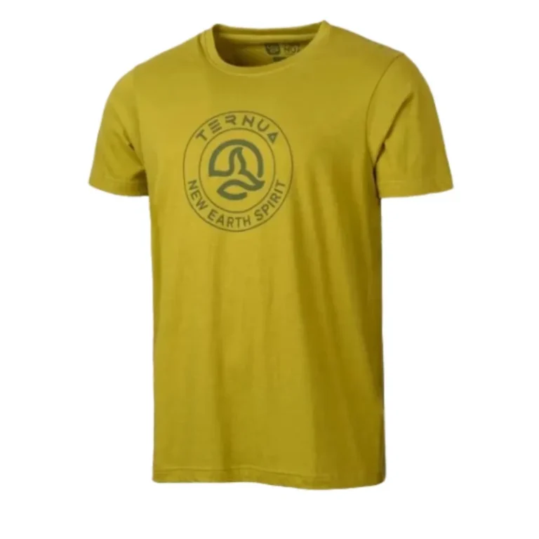 Футболка Ternua Ayre Mns perfect pear для активного отдыха, походов, путешествий, спортивной одежды, обуви и снаряжения для альпинизма и туризма