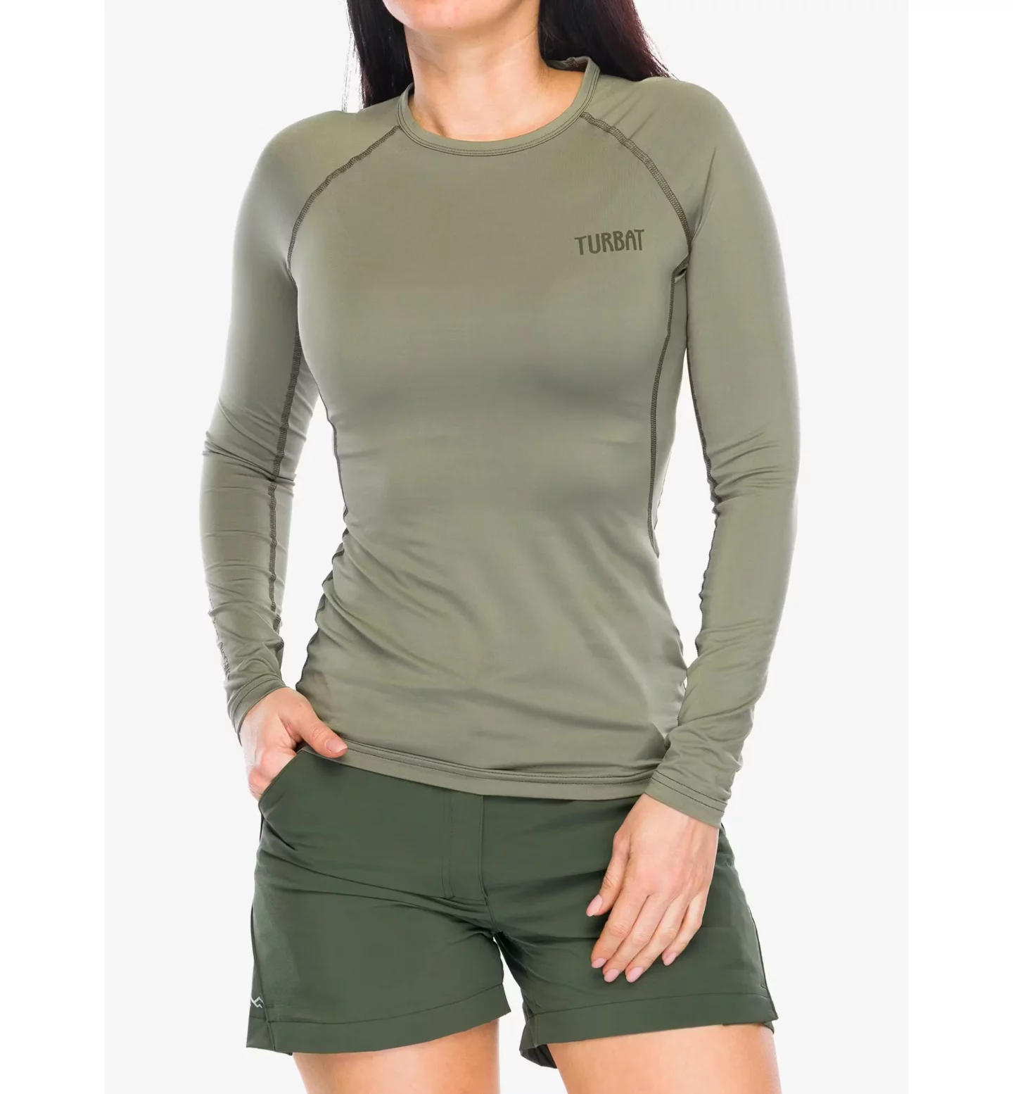 Термофутболка Turbat Hike Lite LS для женщин на сайте магазина активной жизни, подходящая для походов, путешествий, занятий спортом, носки в горах и туризме