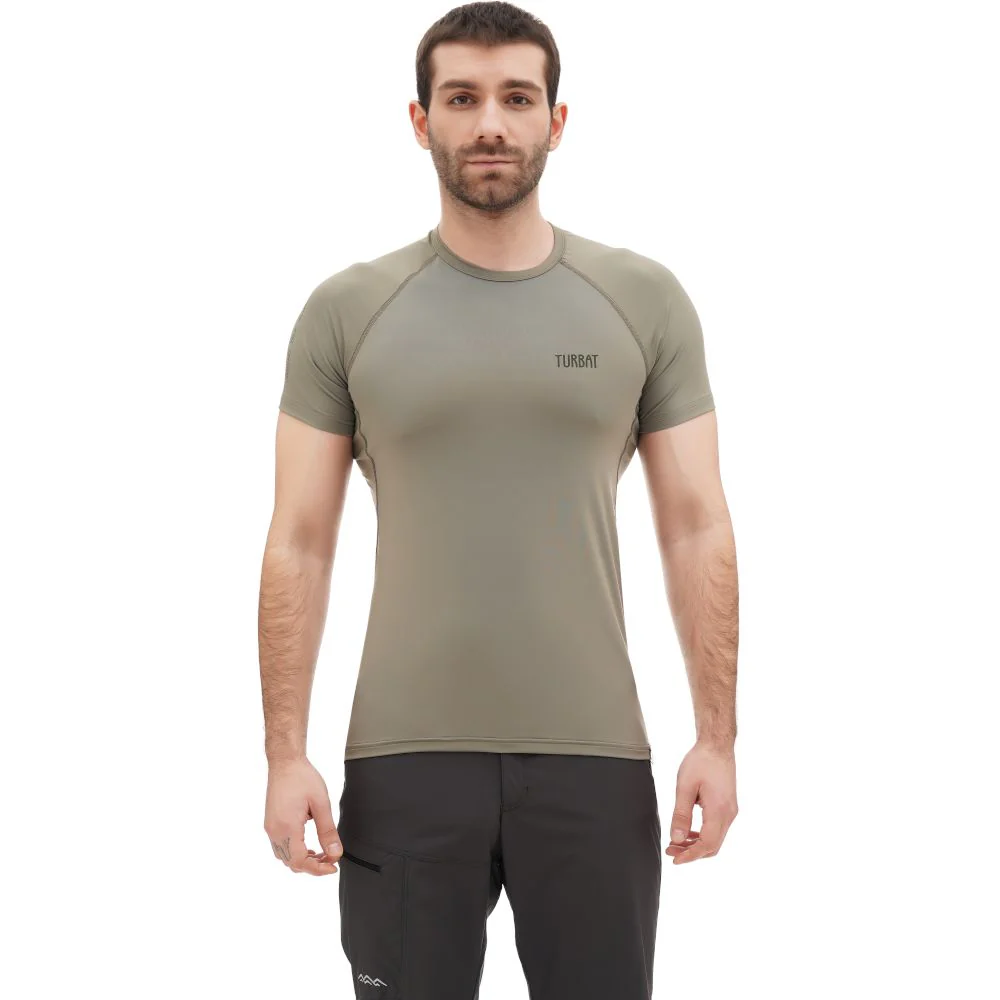 Термофутболка Turbat Hike Lite SS Mns tea olive для активного отдыха, походов, туризма и путешествий, одежда и обувь для туризма и альпинизма