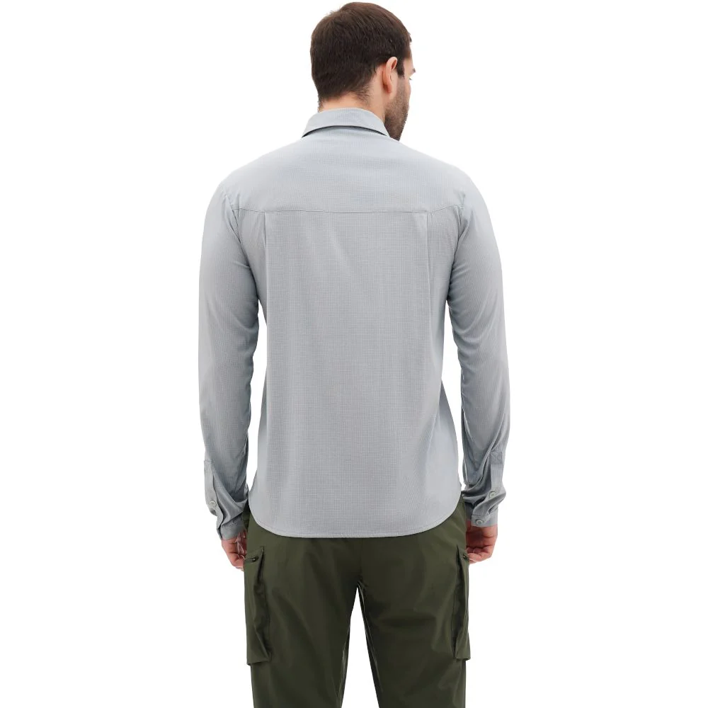 Рубашка Turbat Maya 2 LS Mns серая для активного отдыха, путешествий и походов в интернет магазине одежды и обуви для outdoor активности