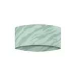 Повязка на лоб Buff Coolnet Wide Aces Seagrove Green для активного отдыха, туризма и походов, одежда и обувь для путешествий и альпинизма