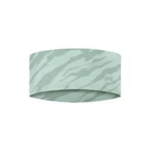 Повязка на лоб Buff Coolnet Wide Aces Seagrove Green для активного отдыха, туризма и походов, одежда и обувь для путешествий и альпинизма