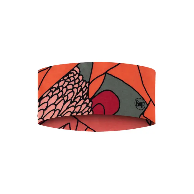 Повязка на лоб Buff Coolnet Wide Aramay Poppy для активного отдыха, туризма и походов, спортивная экипировка для путешествий и экстремальных видов спорта