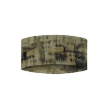 Повязка на лоб Buff Coolnet Wide Resca Tundra Khaki для активного отдыха, походов и путешествий, мода и спортивная одежда для активной жизни