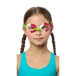 Детские очки для плавания Cressi-Sub Seahorse с яркими зеленым, белым и красным цветами для активных занятий плаванием, приключений, плавательного спорта, идеально подходит для онлайн магазина активной жизни, одежды и обуви для путешествий, хайкинга и альпинизма