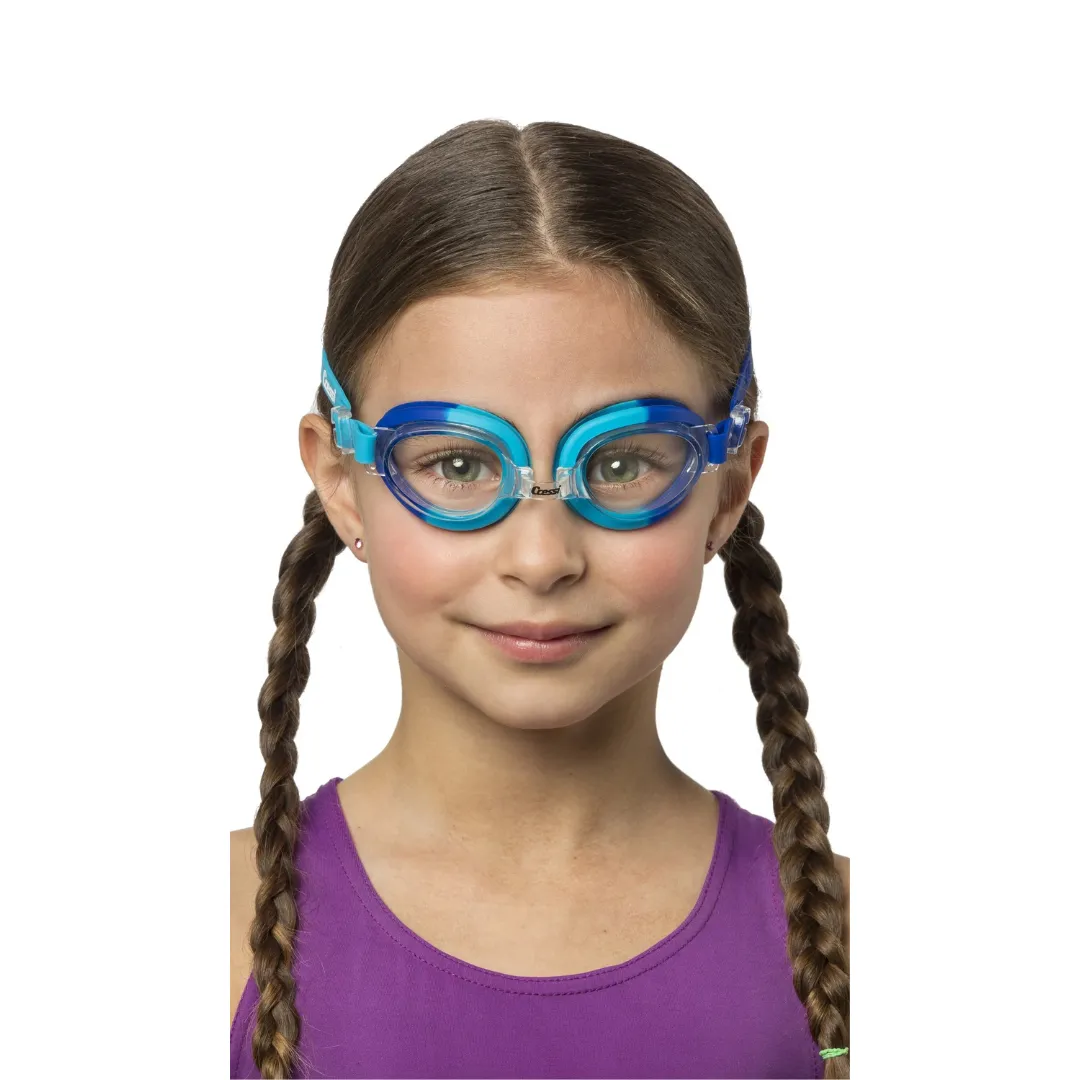 Детские очки для плавания Cressi-Sub Starfish Kid голубой азур для активного отдыха, плавания, тренировок и путешествий на сайте магазина одежды и обуви для активной жизни, хайкинга и альпинизма