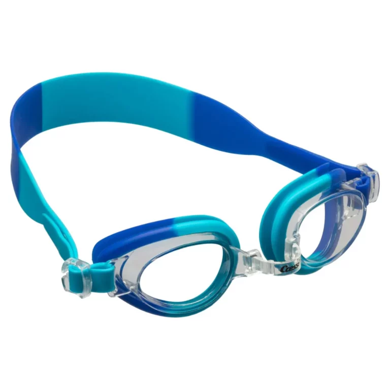 Детские очки для плавания Cressi-Sub Starfish в голубом и азурном цвете для активного отдыха, плавания и тренировок в онлайн магазине спортивной одежды и обуви для путешествий и альпинизма