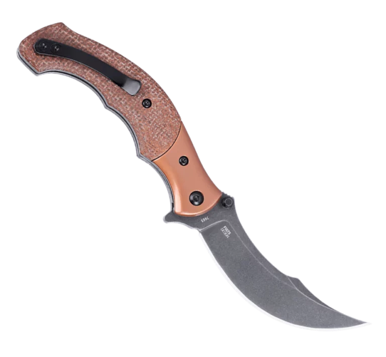 Миниатюрный нож CRKT Ritual Compact Marron для активного отдыха, походов и путешествий, экипировка для кемпинга и альпинизма