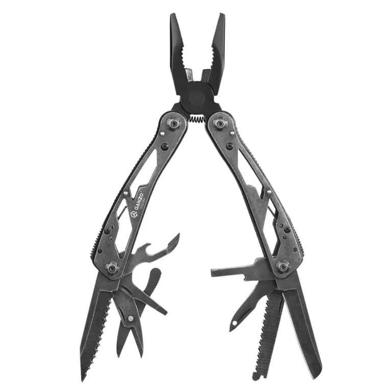 Мультитул Ganzo G202B-S для активного отдыха походов туризма и альпинизма с эргономичным дизайном для одежды обуви и снаряжения для путешествий и экстремальных приключений