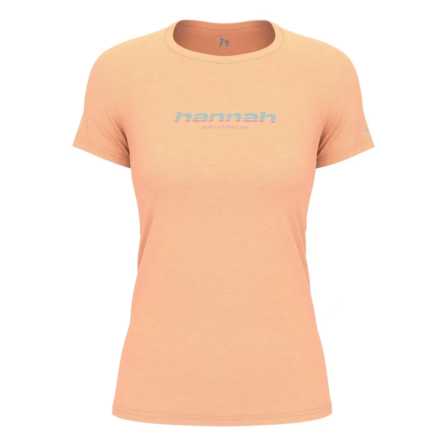 Тканевая футбольная футболка Hannah Cordy Wmn apricot wash для активного отдыха, походов и путешествий в онлайн магазине спортивной одежды обуви для активной жизни
