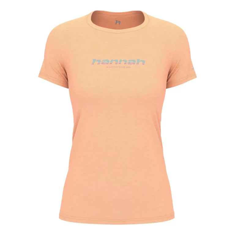 Тканевая футбольная футболка Hannah Cordy Wmn apricot wash для активного отдыха, походов и путешествий в онлайн магазине спортивной одежды обуви для активной жизни