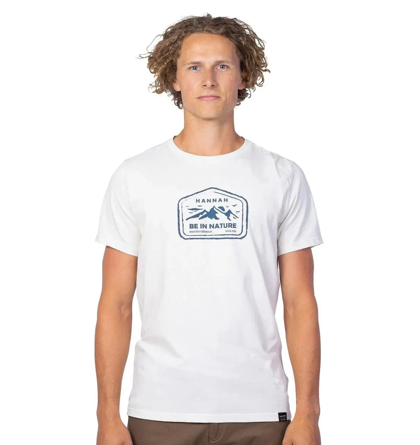 Футболка Hannah Miko Mns белая для активного отдыха спортивная одежда обувь для туризма походов и путешествий для интернет-магазина товаров для активной жизни