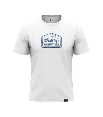 Футболка Hannah Miko Mns белая на ониксе для активного отдыха походов путешествий спортивной одежды обуви спортивный магазин онлайн товары для путешествий и альпинизма