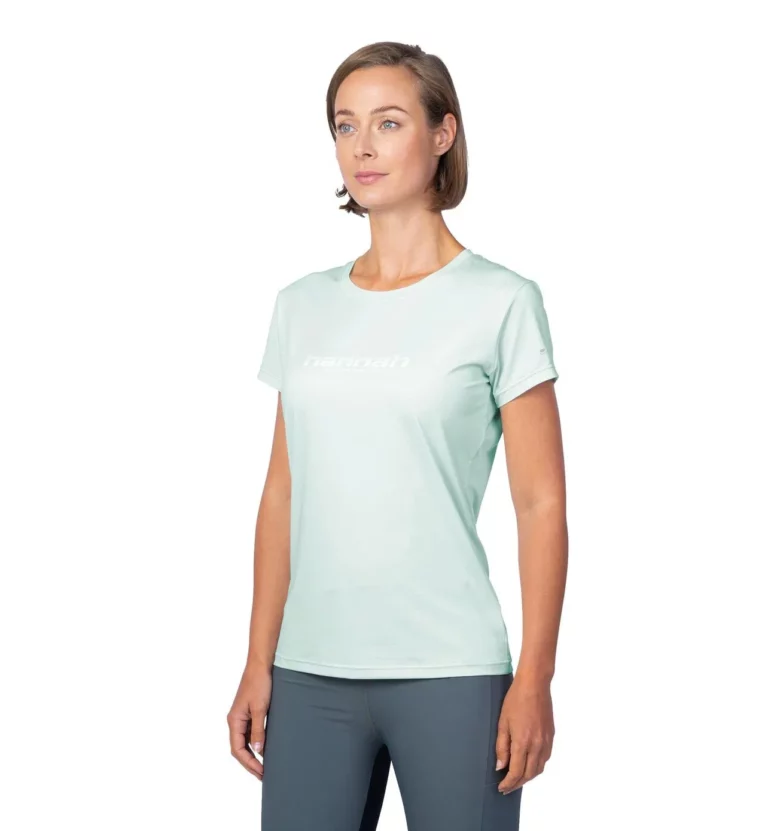 Футболка Hannah Saffi Wmn hushed green для активного отдыха и путешествий, одежда и обувь для походов и альпинизма в магазине для любителей активного образа жизни