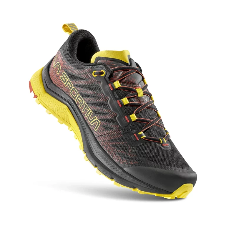 Кроссовки La Sportiva Jackal II GTX черно-желтые для активного отдыха, походов, альпинизма и путешествий в интернет-магазине спортивной одежды и обуви