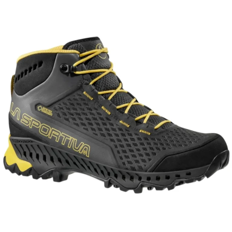 Ботинки La Sportiva Stream GTX черные Bamboo для активной жизни, путешествий, походов в горах и альпинизма на сайте интернет-магазина