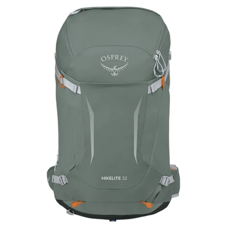 Товары для активного отдыха и туризма: рюкзак Osprey Hikelite ZIP 32 в зелёном цвете для походов альпинизма и путешествий в интернет магазине экипировки