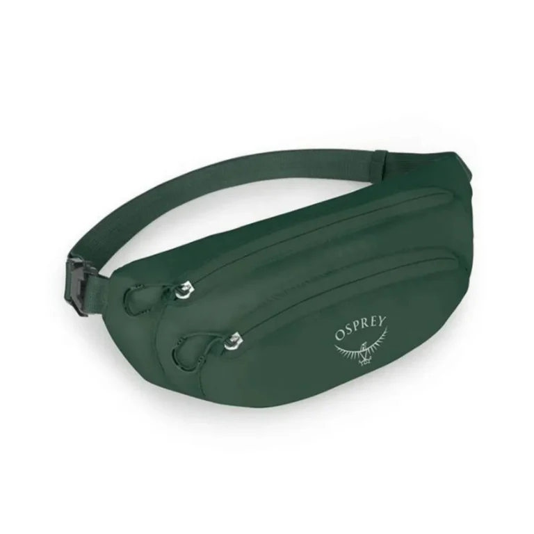 Поясная сумка Osprey Ultralight для активного отдыха, походов и путешествий, зеленая, легкая для спортивной одежды и туристического снаряжения