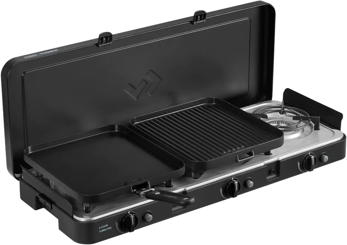 Туристическая газовая плита Cadac 3 Cook Turbo FFD Deluxe для активного отдыха, походов и путешествий, качественная экипировка для любителей активного образа жизни, одежда и обувь для туризма, хайкинга и скалолазания