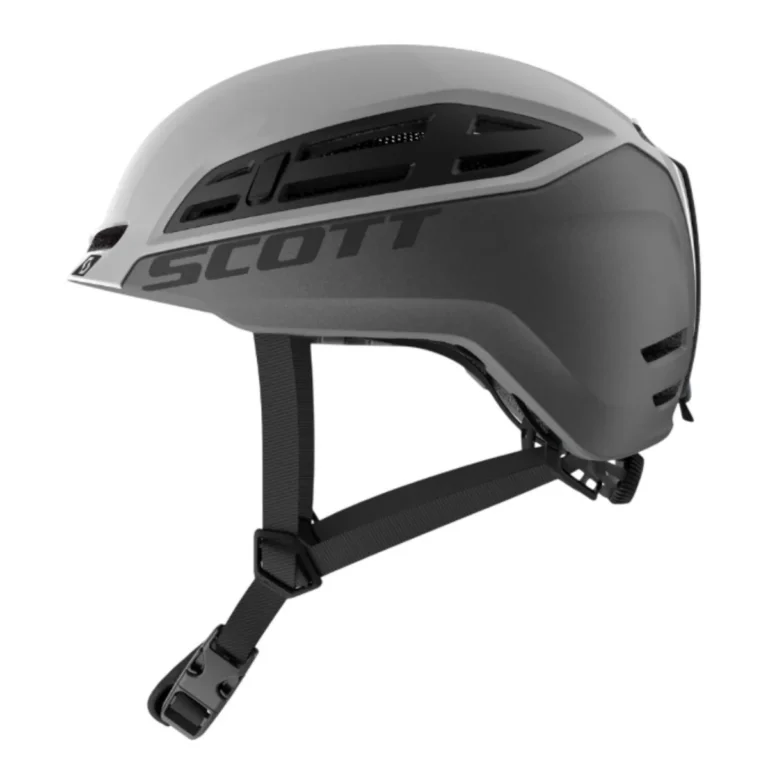 Шлем Scott Helmet Couloir Mountain белого и черного цвета для активного отдыха, горного туризма и путешествий, спортивная экипировка для альпинизма и скалолазания