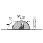 Туристическая палатка Easy Camp Setesdal 3 для активного отдыха походов и путешествий с экипировкой для кемпинга, одежды и обуви для альпинизма и туризма