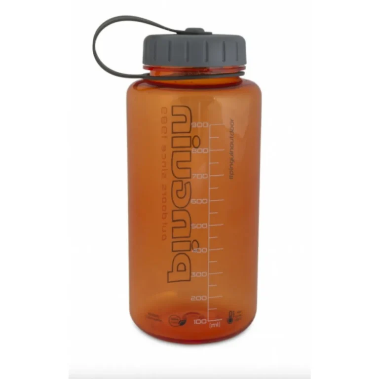 Легкая спортивная бутылка для воды Pinguin Tritan Fat Sport Bottle 1,0Л оранжевая для активного отдыха, походов, путешествий и занятий спортом в интернет-магазине активной жизни