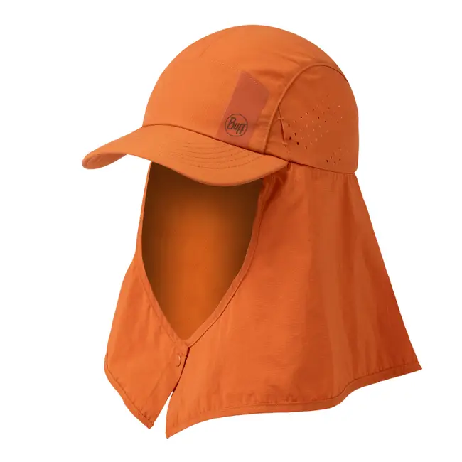 Кепка Buff Desert Cap Solid Ginger для активного образа жизни, походов, путешествий и спортивной одежды для туристов и любителей горных путешествий