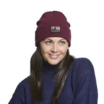 Шапка Chaos Indiana Beanie 051 винно-красная для активного отдыха, путешествий, кемпинга и походов, покупка в интернет магазине экипировки для активной жизни