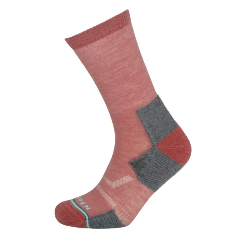 Носки Lorpen MHLCW Wash Bordeaux для активного отдыха, походов и путешествий, обувь для туризма и альпинизма